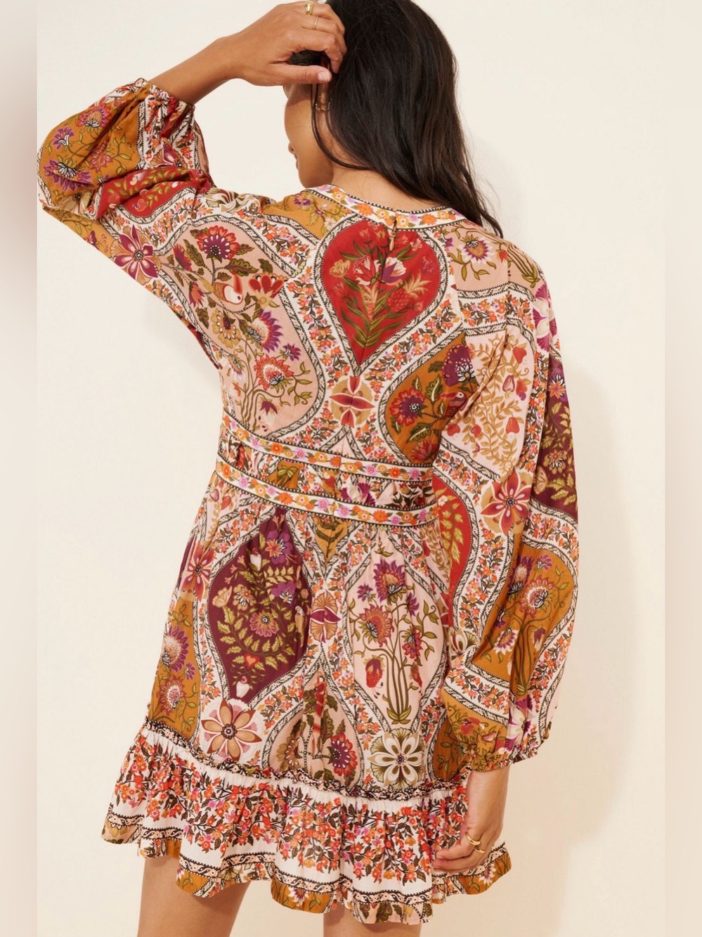 NWT Farm Rio Romantic Nature Mini Dress - Picture 2 of 3